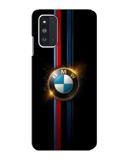 Чехол для Samsung Galaxy F52 5G (E526) с картинкой «BMW M-Power неон»
