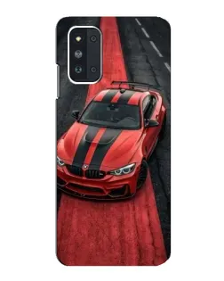 Чехол для Samsung Galaxy F52 5G (E526) с картинкой «BMW на красной дорожке»