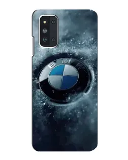 Чохол для Samsung Galaxy F52 5G (E526) з картинкою «Логотип BMW — лід»