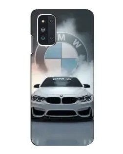 Чохол для Samsung Galaxy F52 5G (E526) з картинкою «BMW в білому диму»