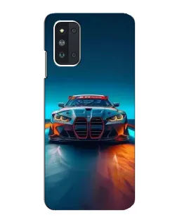 Чохол для Samsung Galaxy F52 5G (E526) з картинкою «BMW — вогні неону»