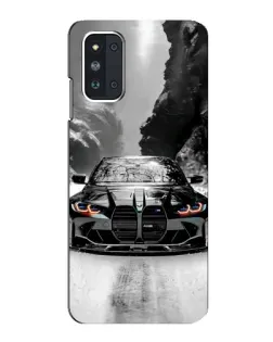 Чохол для Samsung Galaxy F52 5G (E526) з картинкою «BMW — акварельний дрифт»
