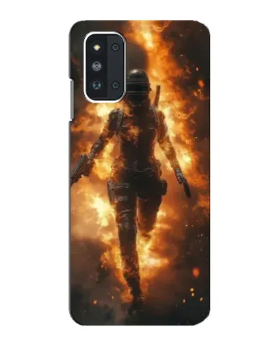 Чехол для Samsung Galaxy F52 5G (E526) с картинкой «BMW — скорость в дожде»