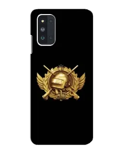 Чехол для Samsung Galaxy F52 5G (E526) с картинкой «PUBG — оранжевый градиент»