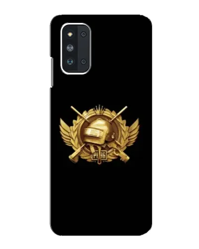 Чехол для Samsung Galaxy F52 5G (E526) с картинкой «PUBG — оранжевый градиент»