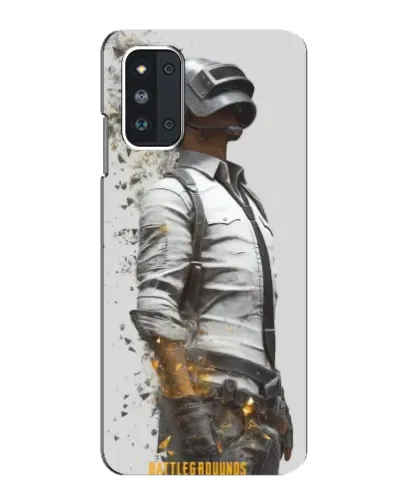 Чехол для Samsung Galaxy F52 5G (E526) с картинкой «PUBG — боец в пыли»