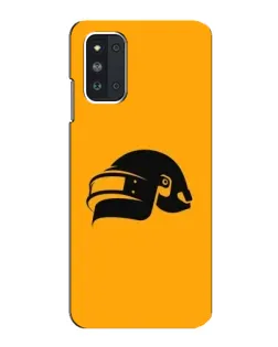 Чехол для Samsung Galaxy F52 5G (E526) с картинкой «PUBG — золотой шлем»