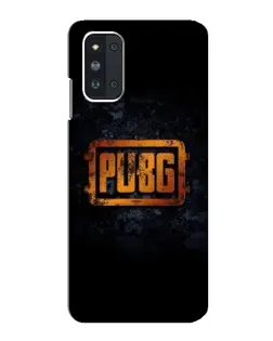 Чехол для Samsung Galaxy F52 5G (E526) с картинкой «PUBG — золотой логотип»