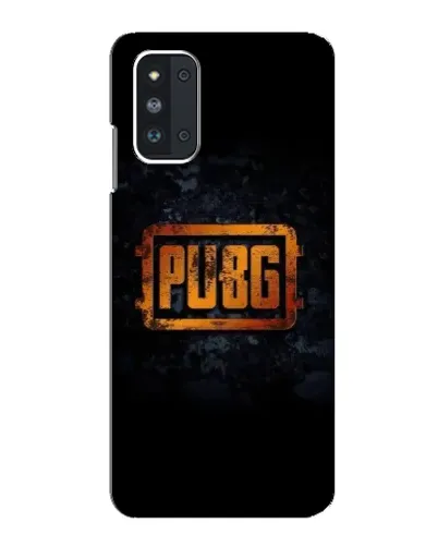 Чехол для Samsung Galaxy F52 5G (E526) с картинкой «PUBG — золотой логотип»