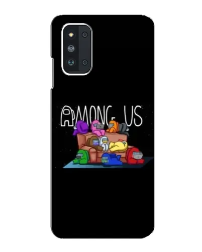 Чехол для Samsung Galaxy F52 5G (E526) с картинкой «Логотип Among Us»