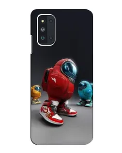 Чехол для Samsung Galaxy F52 5G (E526) с картинкой «Among Us — 3D стиль»
