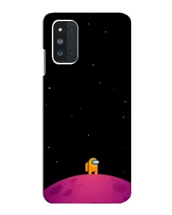 Чехол для Samsung Galaxy F52 5G (E526) с картинкой «Одинокий герой на планете»
