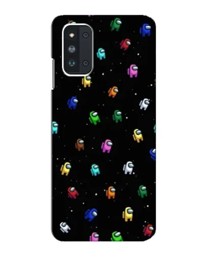 Чехол для Samsung Galaxy F52 5G (E526) с картинкой «Экипаж Among Us»