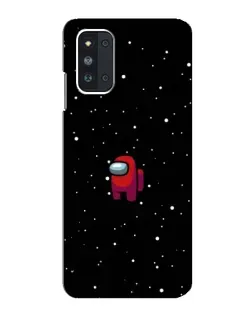 Чехол для Samsung Galaxy F52 5G (E526) с картинкой «Красный Among Us»