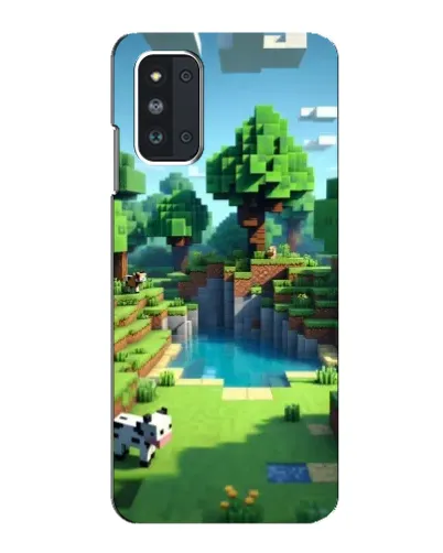 Чехол для Samsung Galaxy F52 5G (E526) с картинкой «Minecraft летний день»