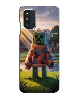 Чехол для Samsung Galaxy F52 5G (E526) с картинкой «Крипер в свитере»