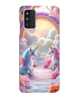 Чехол для Samsung Galaxy F52 5G (E526) с картинкой «Радуга и единороги» Чехол для Samsung Galaxy F52 5G (E526) с картинкой «Радуга и единороги»