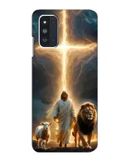 Чехол для Samsung Galaxy F52 5G (E526) с картинкой «Лев Иуды и Свет»