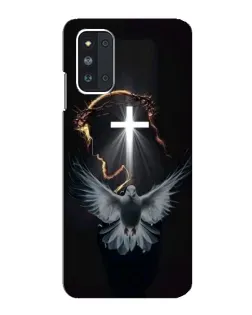 Чехол для Samsung Galaxy F52 5G (E526) с картинкой «Голубь и Свет»