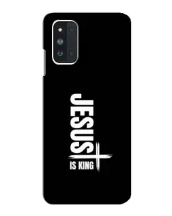 Чехол для Samsung Galaxy F52 5G (E526) с картинкой «Вертикаль веры Jesus»