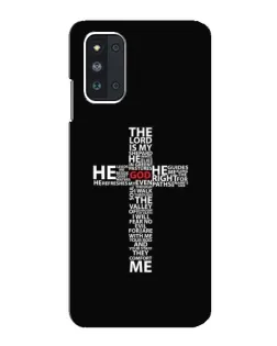 Чехол для Samsung Galaxy F52 5G (E526) с картинкой «Текстовый крест» Чехол для Samsung Galaxy F52 5G (E526) с картинкой «Текстовый крест»