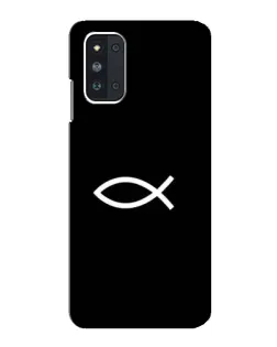 Чехол для Samsung Galaxy F52 5G (E526) с картинкой «Символ рыбы Jesus» Чехол для Samsung Galaxy F52 5G (E526) с картинкой «Символ рыбы Jesus»