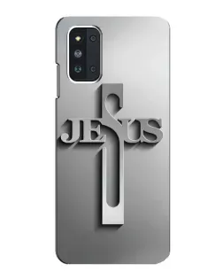 Чехол для Samsung Galaxy F52 5G (E526) с картинкой «Металлический крест Jesus» Чехол для Samsung Galaxy F52 5G (E526) с картинкой «Металлический крест Jesus»