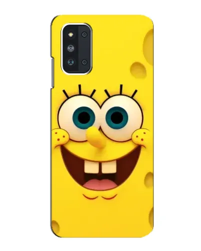 Чехол для Samsung Galaxy F52 5G (E526) с картинкой «Губка Боб улыбка»