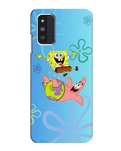 Чехол для Samsung Galaxy F52 5G (E526) с картинкой «Спанч Боб и Патрик»