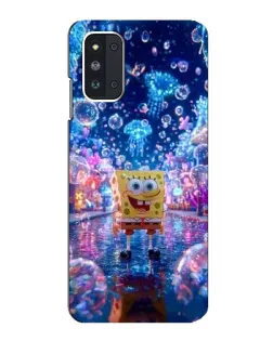 Чехол для Samsung Galaxy F52 5G (E526) с картинкой «Неоновый океан»