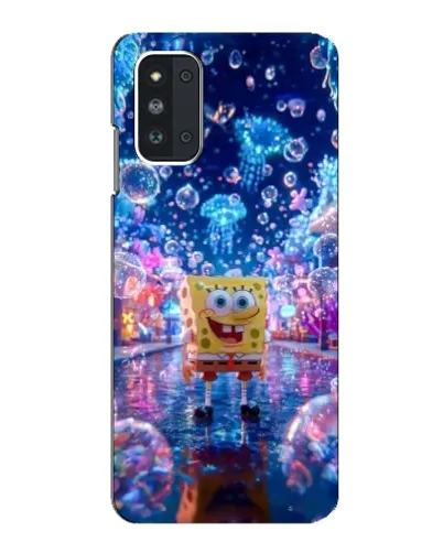 Чехол для Samsung Galaxy F52 5G (E526) с картинкой «Неоновый океан»