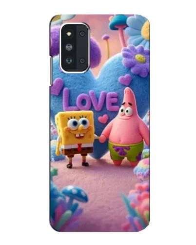 Чехол для Samsung Galaxy F52 5G (E526) с картинкой «Губка Боб Патрик»
