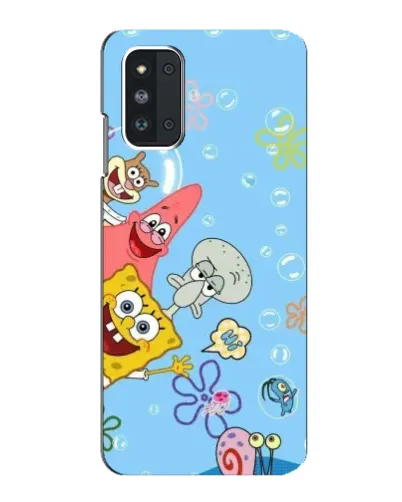 Чехол для Samsung Galaxy F52 5G (E526) с картинкой «Веселые пузырьки»