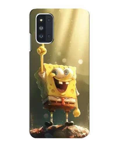 Чехол для Samsung Galaxy F52 5G (E526) с картинкой «Сияющий Спанч Боб»