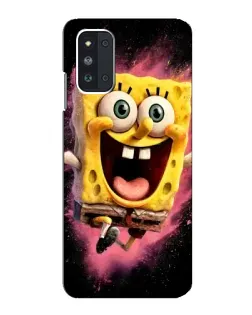 Чехол для Samsung Galaxy F52 5G (E526) с картинкой «Взрывной Спанч Боб»