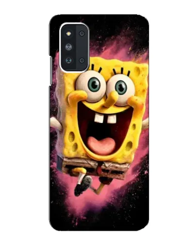 Чехол для Samsung Galaxy F52 5G (E526) с картинкой «Взрывной Спанч Боб»