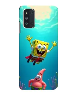Чохол для Samsung Galaxy F52 5G (E526) з картинкою «Спанч Боб під водою»
