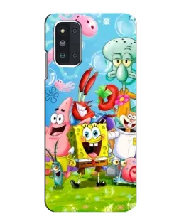 Чохол для Samsung Galaxy F52 5G (E526) з картинкою «Губка Боб та друзі»