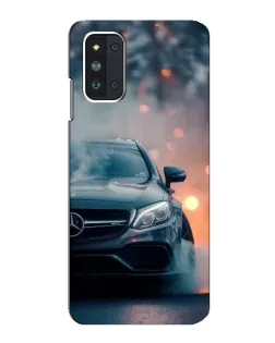 Чехол для Samsung Galaxy F52 5G (E526) с картинкой «Mercedes — ночной город»