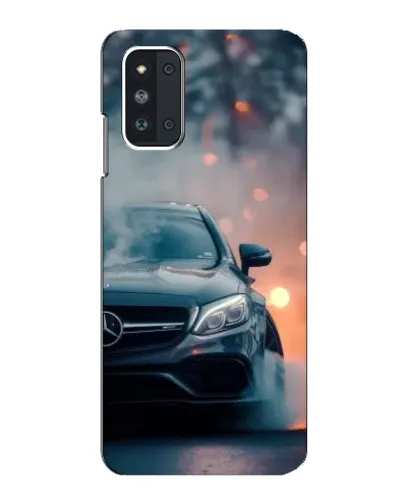 Чехол для Samsung Galaxy F52 5G (E526) с картинкой «Mercedes — ночной город»