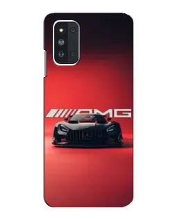 Чехол для Samsung Galaxy F52 5G (E526) с картинкой «Mercedes AMG — красная линия»