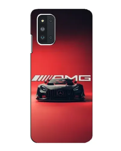 Чехол для Samsung Galaxy F52 5G (E526) с картинкой «Mercedes AMG — красная линия»