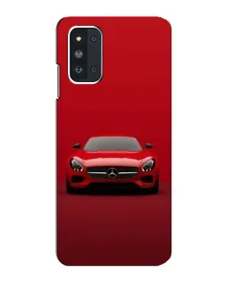 Чехол для Samsung Galaxy F52 5G (E526) с картинкой «Красный Mercedes AMG»