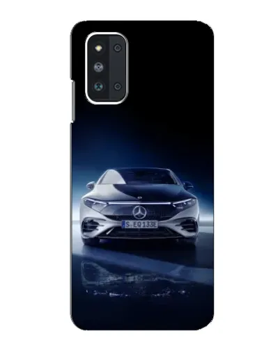 Чехол для Samsung Galaxy F52 5G (E526) с картинкой «Ночной Mercedes EQ»