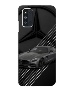 Чехол для Samsung Galaxy F52 5G (E526) с картинкой «Mercedes AMG — графика»
