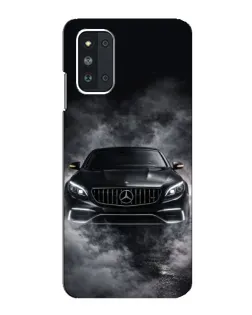 Чехол для Samsung Galaxy F52 5G (E526) с картинкой «Mercedes в дыму»