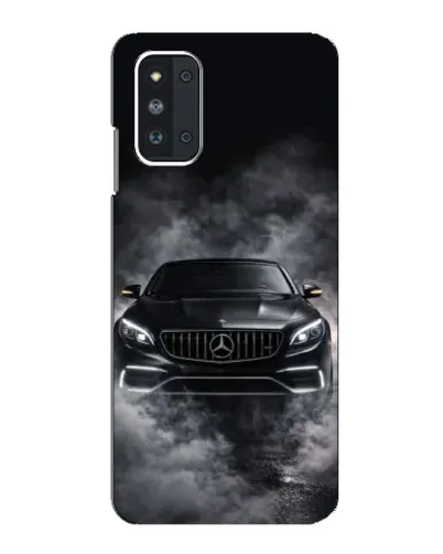 Чехол для Samsung Galaxy F52 5G (E526) с картинкой «Mercedes в дыму»