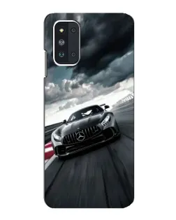 Чехол для Samsung Galaxy F52 5G (E526) с картинкой «Гоночный Mercedes AMG»