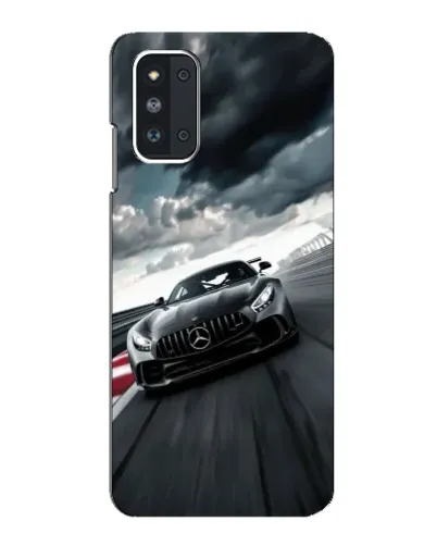 Чехол для Samsung Galaxy F52 5G (E526) с картинкой «Гоночный Mercedes AMG»