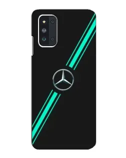 Чохол для Samsung Galaxy F52 5G (E526) з картинкою «Спортивні лінії Mercedes»